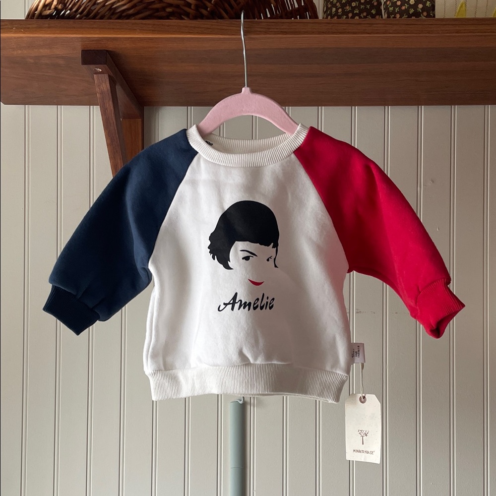 🎂 🌷 3/$30 🎉 🌟 NWT Amelie Graphic Sweatshirt 9-12m